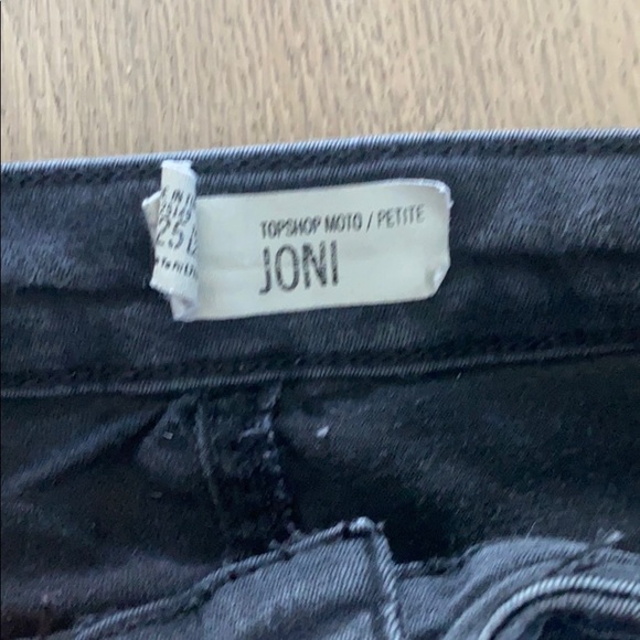 Black/Grey TopShop Jeans - Picture 2 of 3